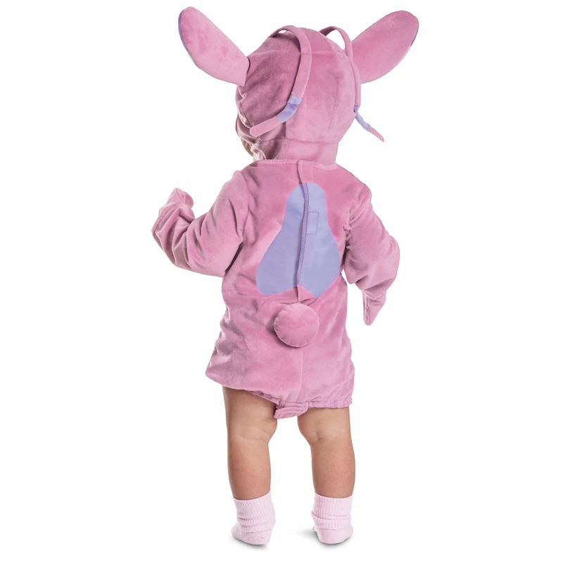 Angel Classic Costume for Toddlers, Disney Lilo & Stitch, Pink Jumpsuit with Headpiece
