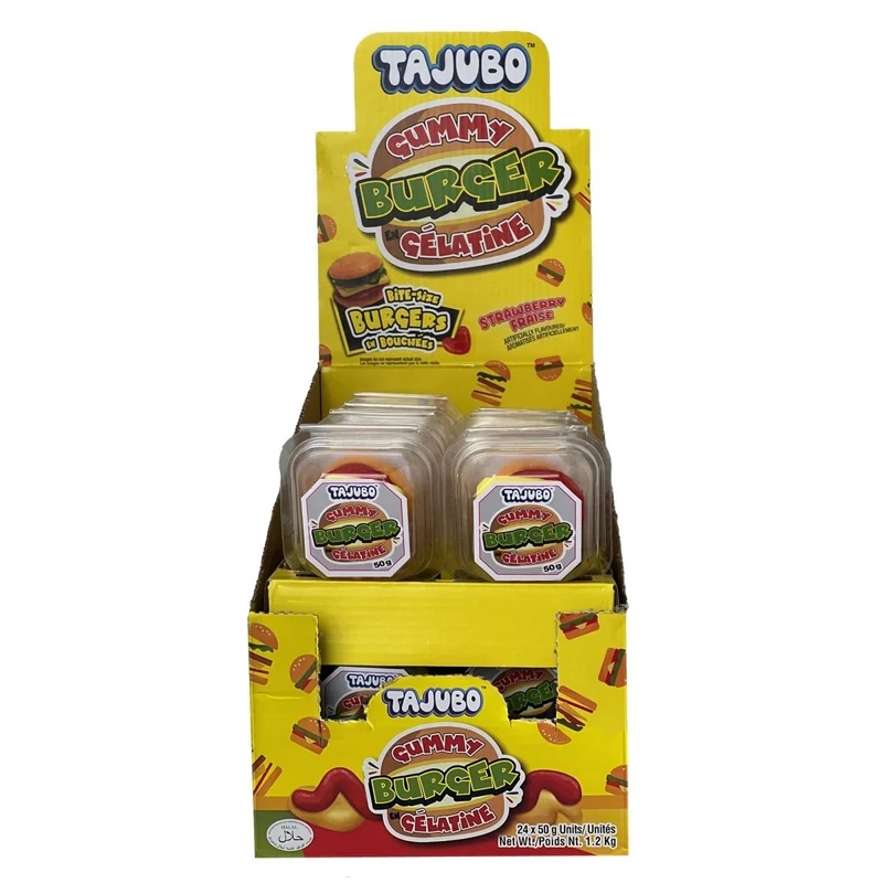 Tajubo Candy Hamburger, 50g, 1 Count